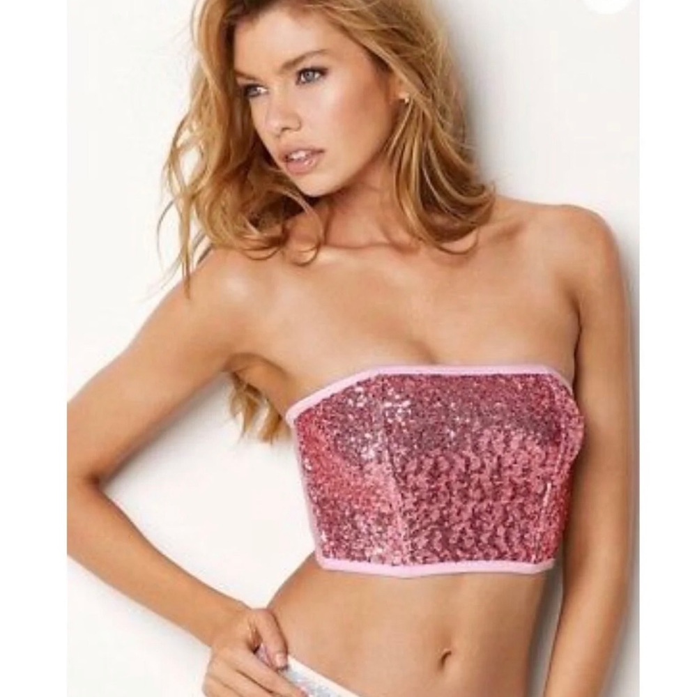 Victoria’s Secret Sequin bralette bandeau